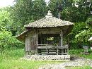 安久津八幡神社の例祭に神楽が奉納される神楽殿