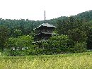 安久津八幡神社の三重塔は山形県指定文化財
